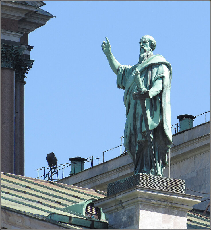 Апостол Пётр на Исаакиевском соборе - Любовь Зинченко Апостол Пётр на Исаакиевском соборе - Любовь Зинченко