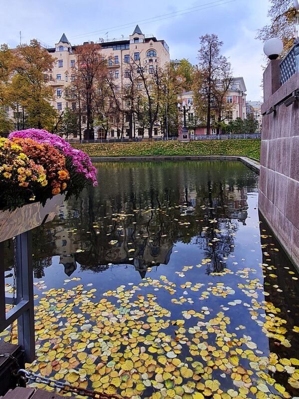 Москва. Осень на Патриарших. - Надежда Лаптева