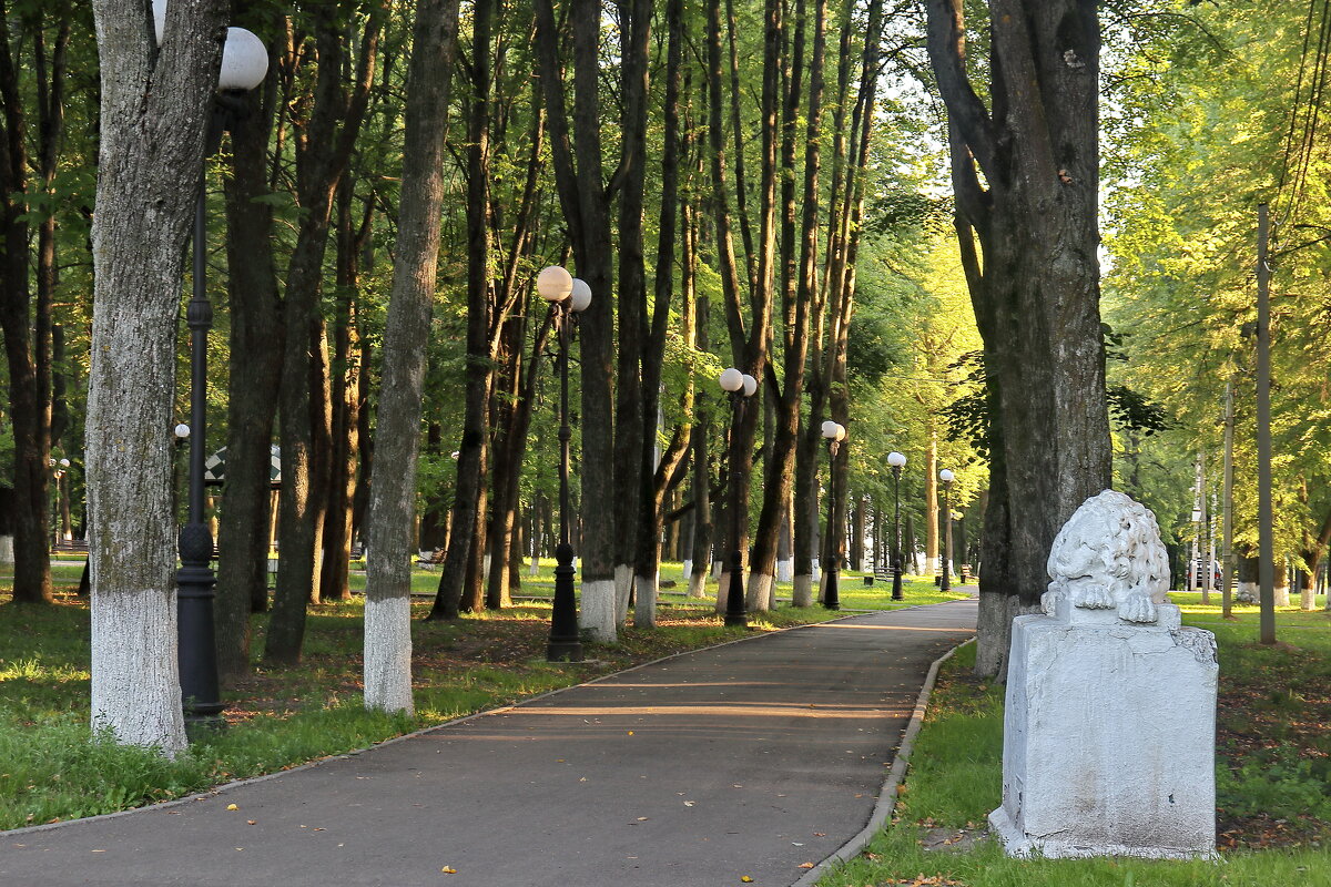 Шуя. Лев на охране городского парка. - Сергей Пиголкин