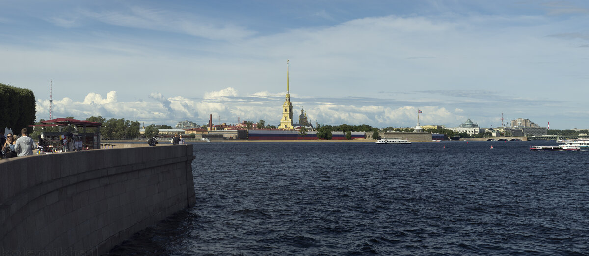 Нева, Санкт-Петербург, Петропавловская крепость. - Михаил Колесов