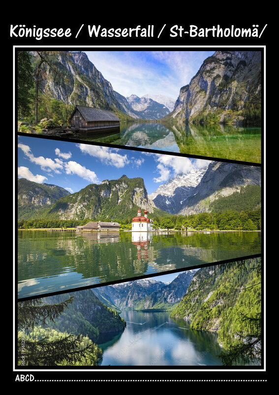 Königssee Schrainbachfall... - "The Natural World" Александер