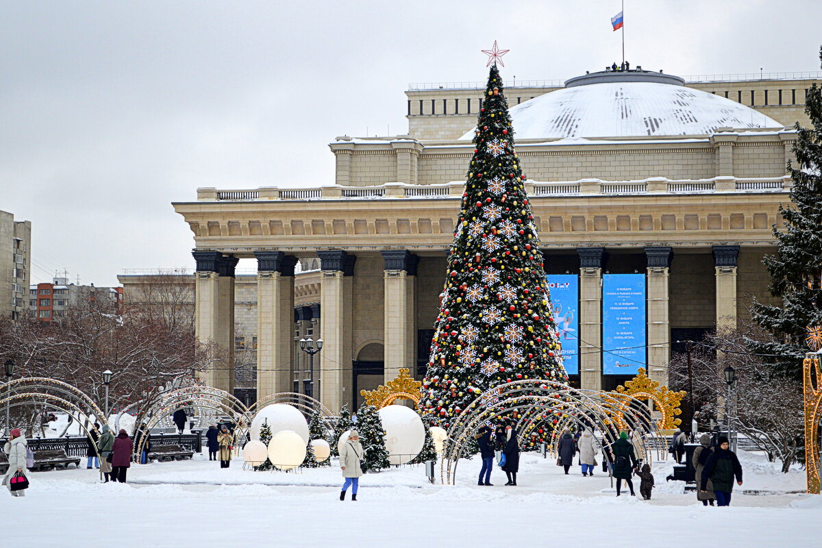 Новосибирск новогодний - Татьяна Лютаева