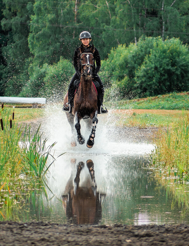 кроссовая тренировка в Maxima Stables - Ekaterina 