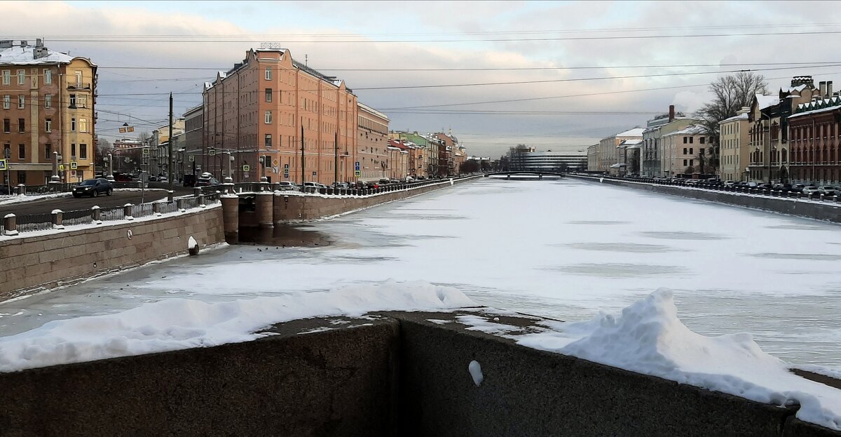 Фонтанка с Калинкина моста - Наталья Герасимова