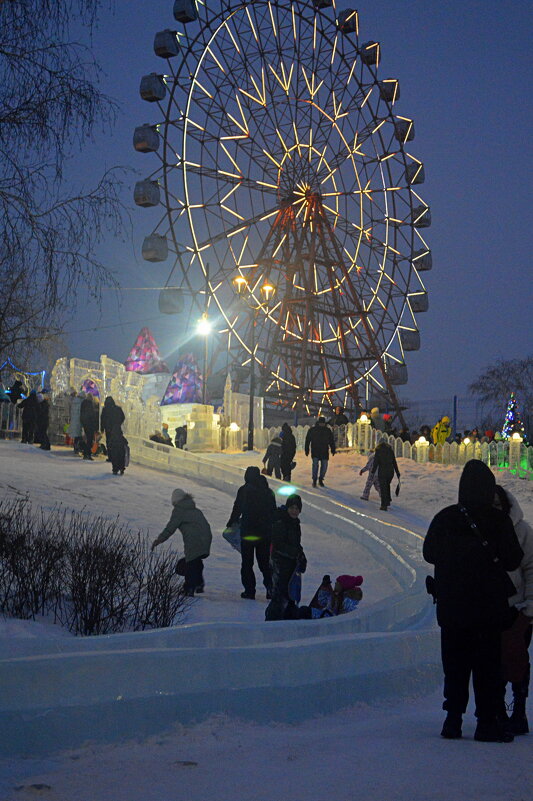 В ледяном городке на Оби - Татьяна Лютаева