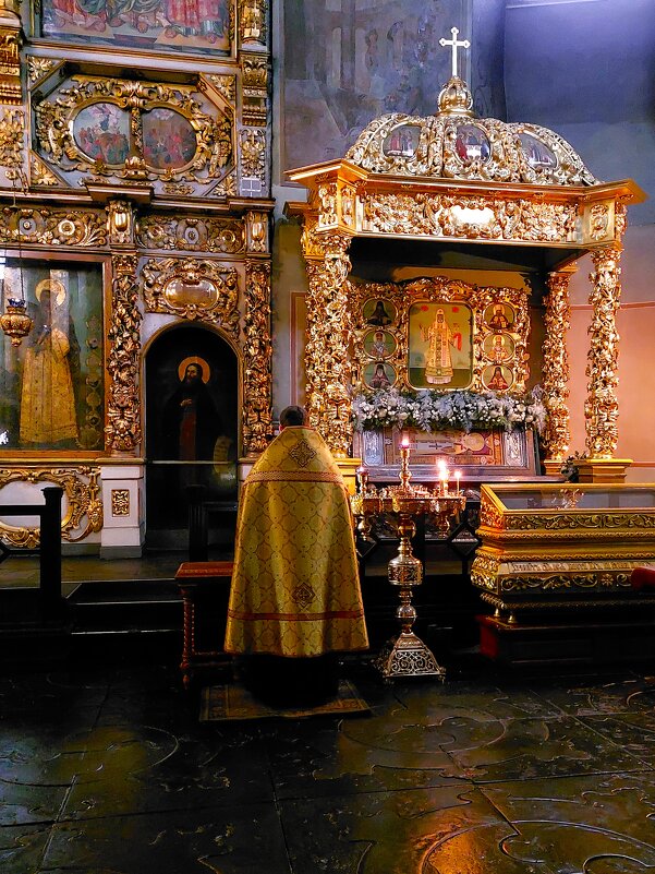 Акафист св. патриарху Тихону в Донском монастыре. - Константин Анисимов Акафист св. патриарху Тихону в Донском монастыре. - Константин Анисимов