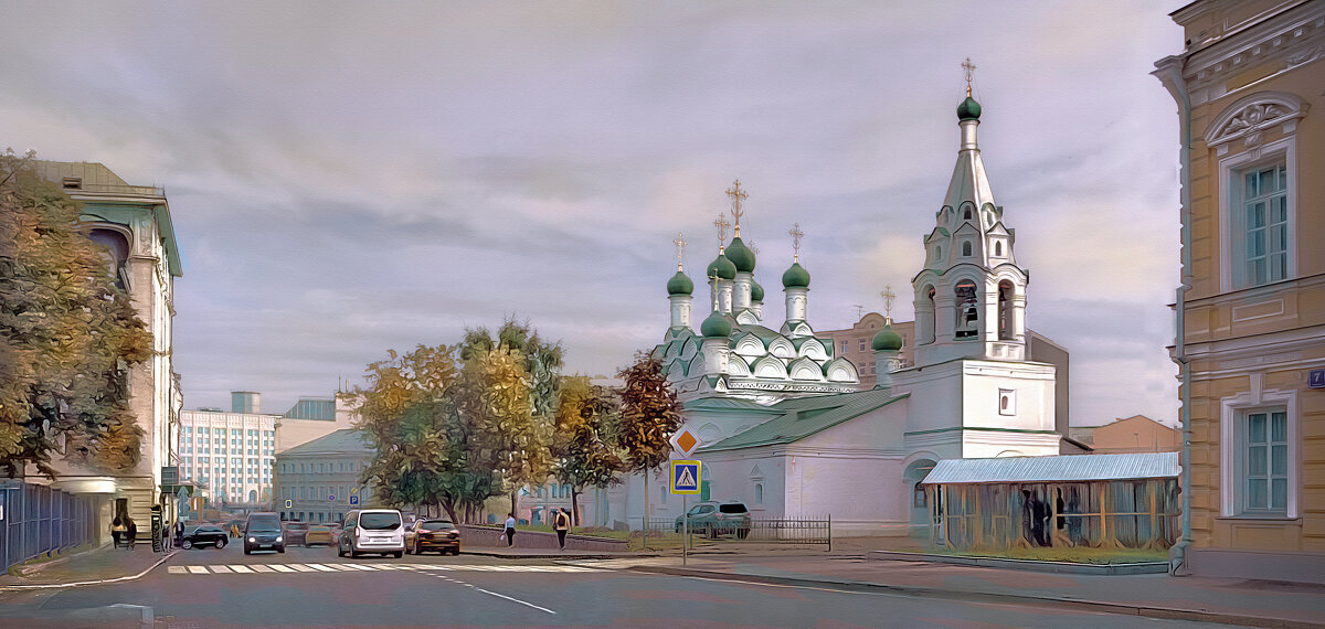 Москва. Церковь Симеона Столпника на Поварской. - В и т а л и й .... Л а б з о'в