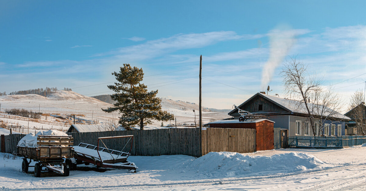 Деревенский пейзаж - Алексей Мезенцев Деревенский пейзаж - Алексей Мезенцев