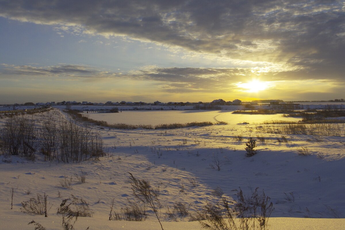 Зимний закат - Сергей Швечков Зимний закат - Сергей Швечков