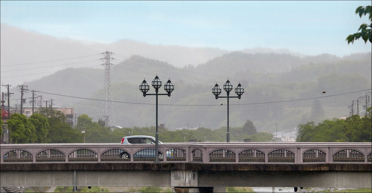 Мост через реку Миягава. - Валерий Готлиб Мост через реку Миягава. - Валерий Готлиб