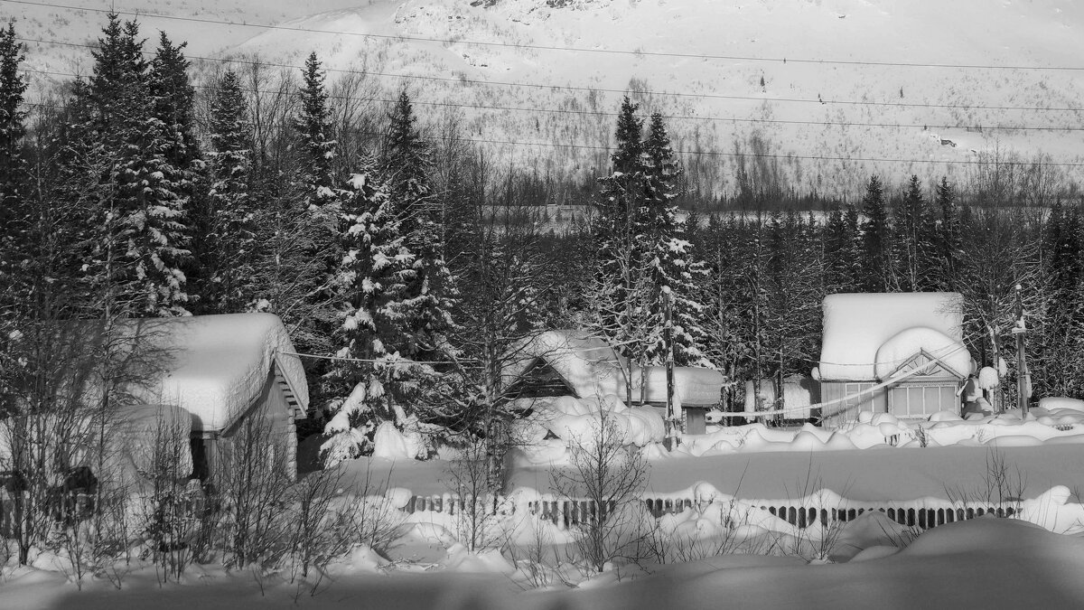 Очень снежная зима - Сергей Швечков Очень снежная зима - Сергей Швечков