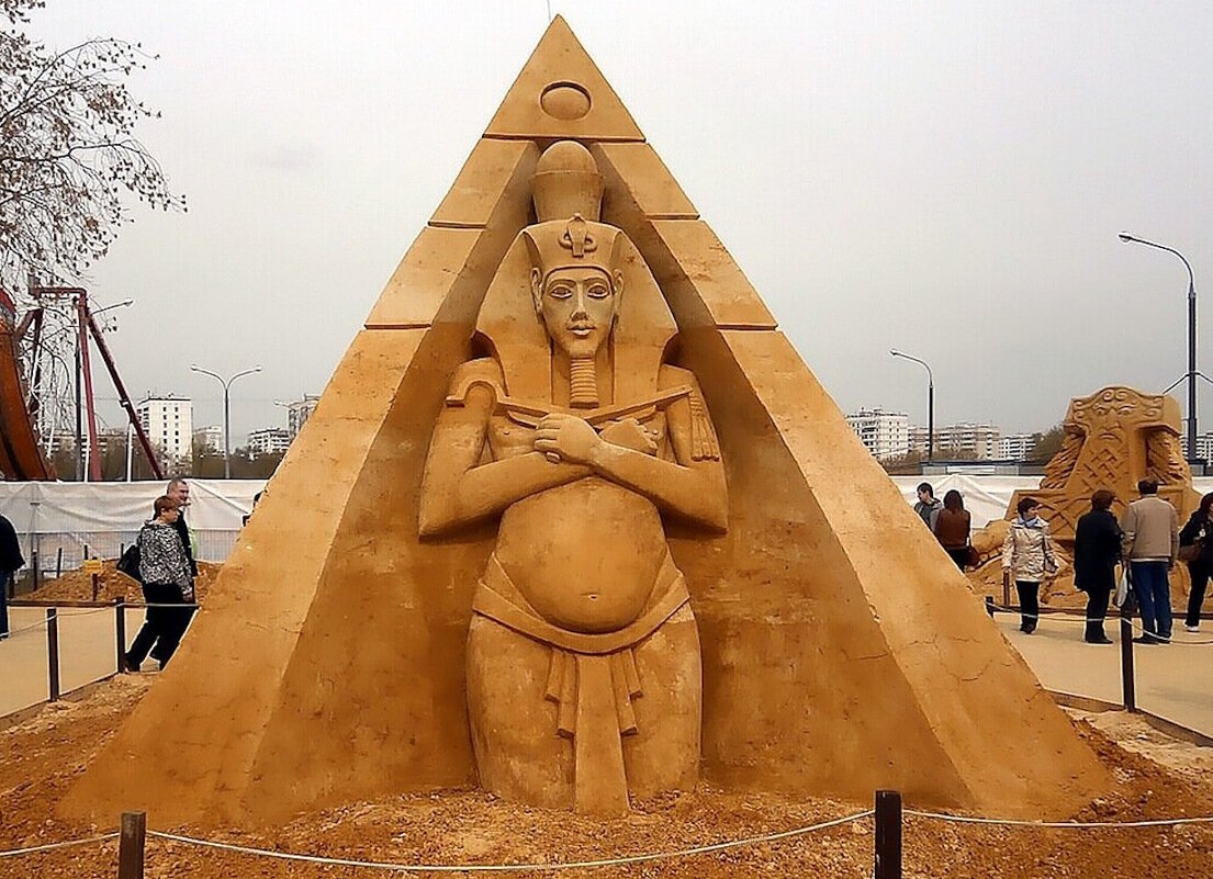 Чемпионат мира по скульптуре из песка  в Москве.  2013 год. - Ольга Довженко