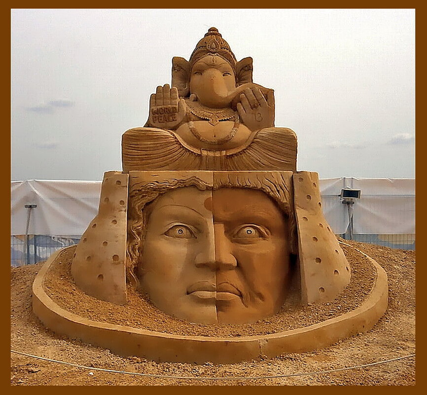 Чемпионат мира по скульптуре из песка  в Москве.  2013 год - Ольга Довженко