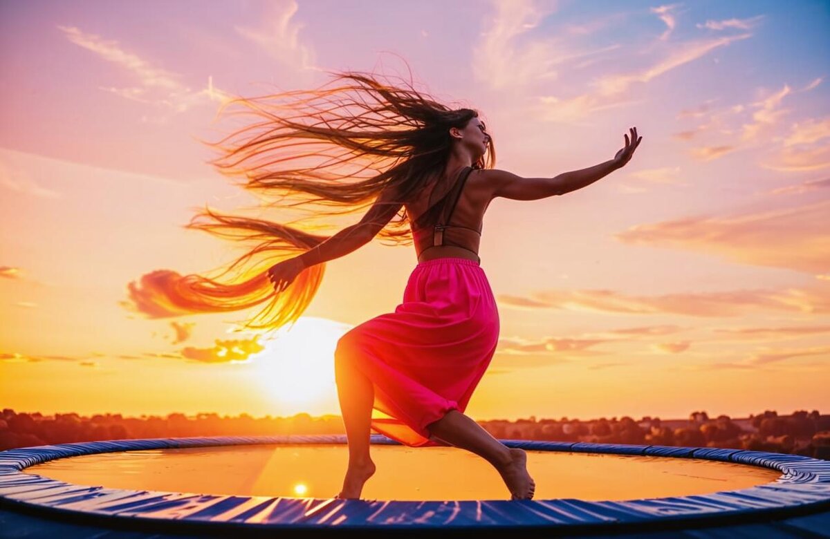 Женщина на батуте - Юрий Гайворонскiий Женщина на батуте - Юрий Гайворонскiий