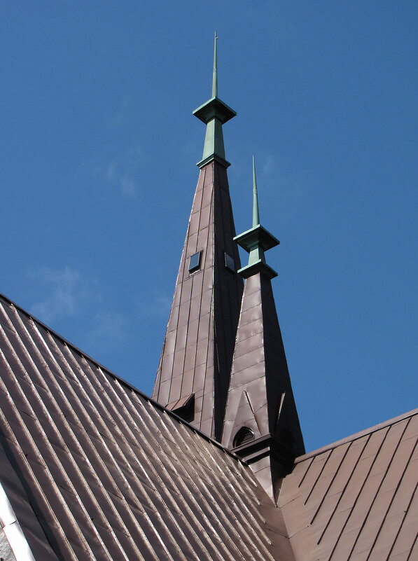 Шпили кирхи Святой Марии Магдалины - Александр Ильчевский Шпили кирхи Святой Марии Магдалины - Александр Ильчевский