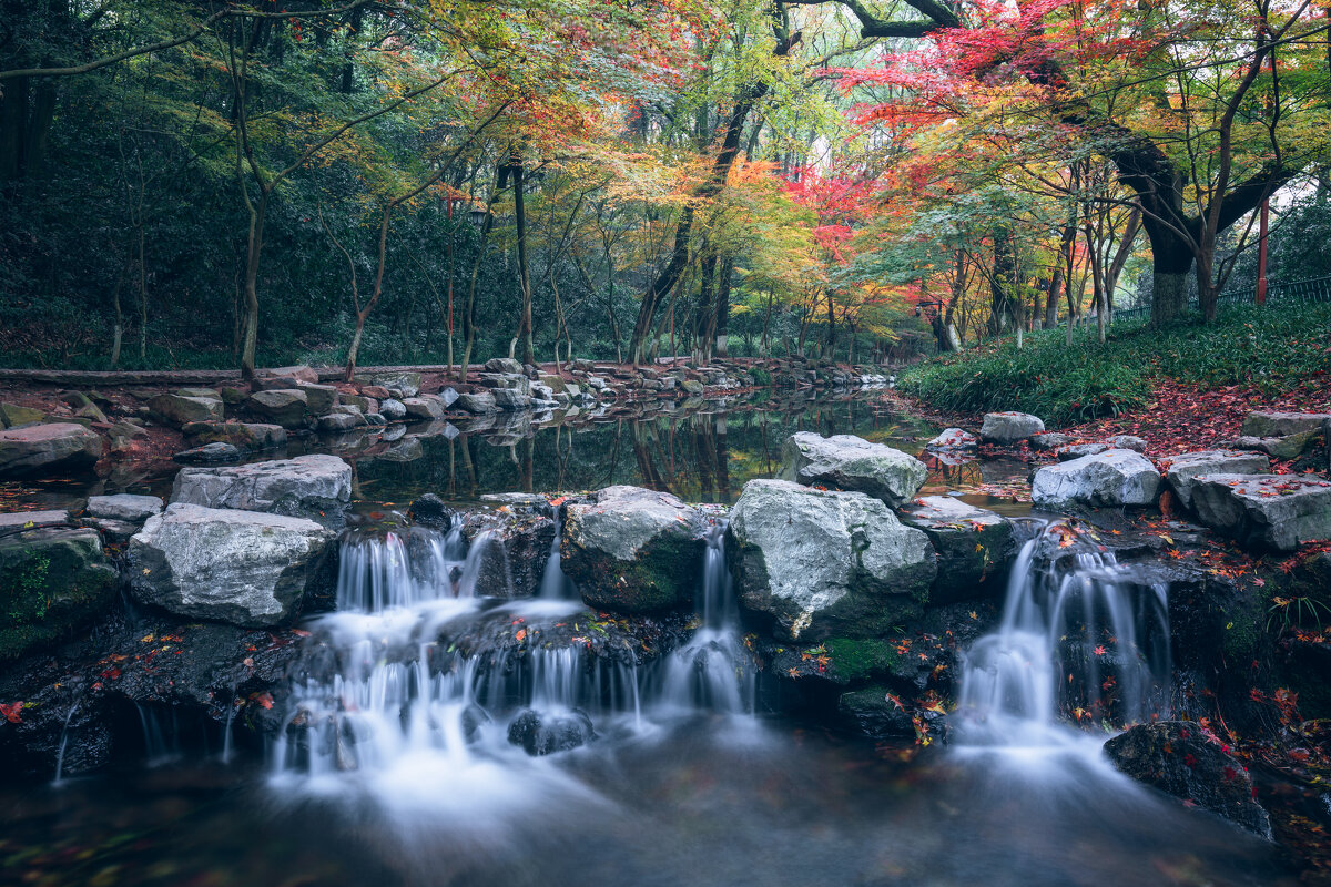 Парк Цзюси, или Девять ручьев в туманном лесу в Ханчжоу - Дмитрий Парк Цзюси, или Девять ручьев в туманном лесу в Ханчжоу - Дмитрий