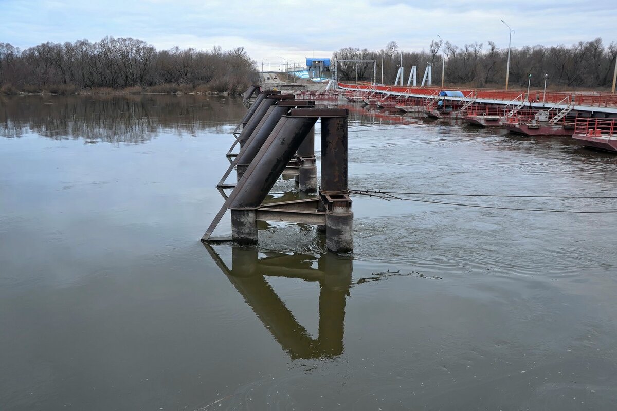 На Оке в феврале. - Михаил Столяров