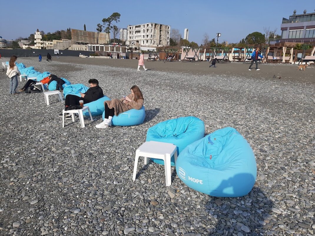 Пляж Ривьера зимой - Tata Wolf Пляж Ривьера зимой - Tata Wolf