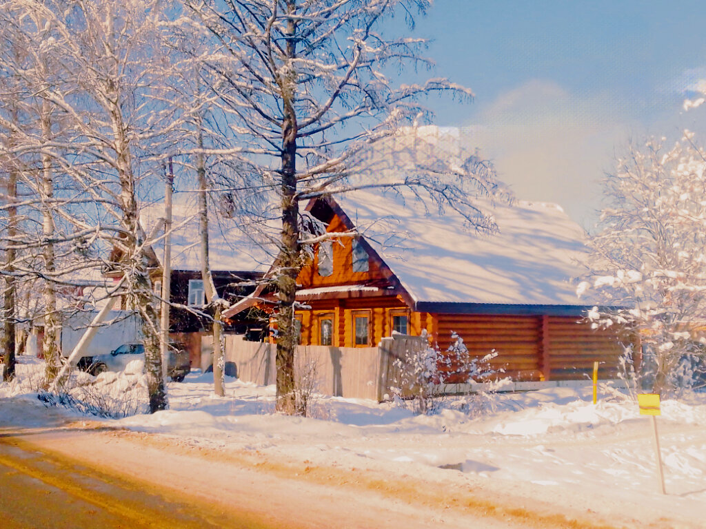 Зимний день в городе - Сергей Кочнев