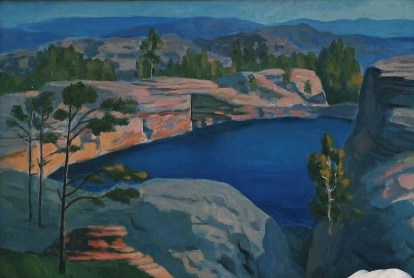 Горное озеро. - Георгиевич 