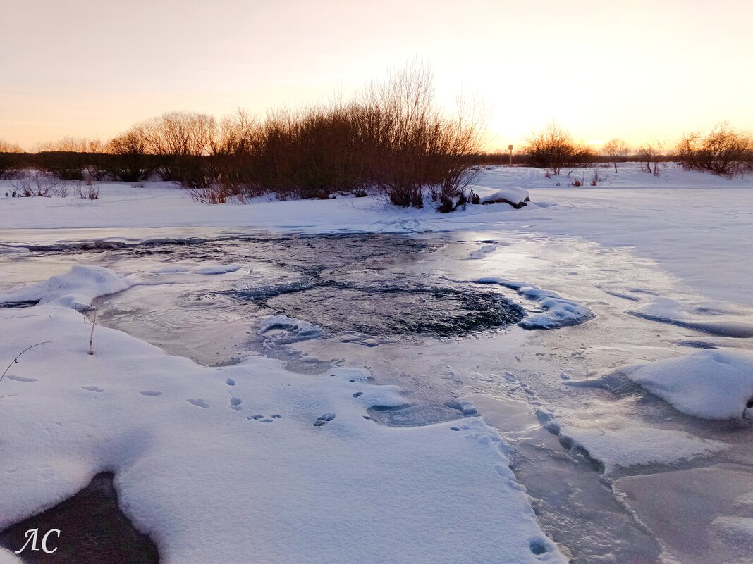 Полынья на реке - Любовь Сахарова