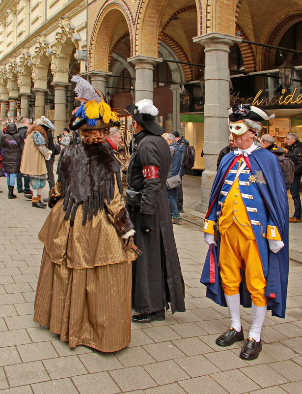 Венецианский карнавал в Гамбурге. Персонажи - Андрей K.