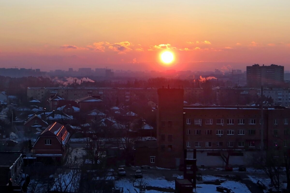 Аксай. Февральский закат - Татьяна Смоляниченко Аксай. Февральский закат - Татьяна Смоляниченко