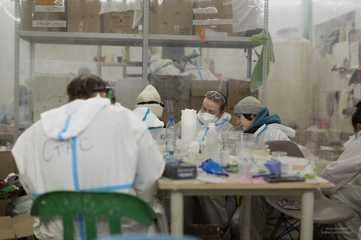 Волонтеры в Новогоднюю ночь - Albina Lukyanchenko