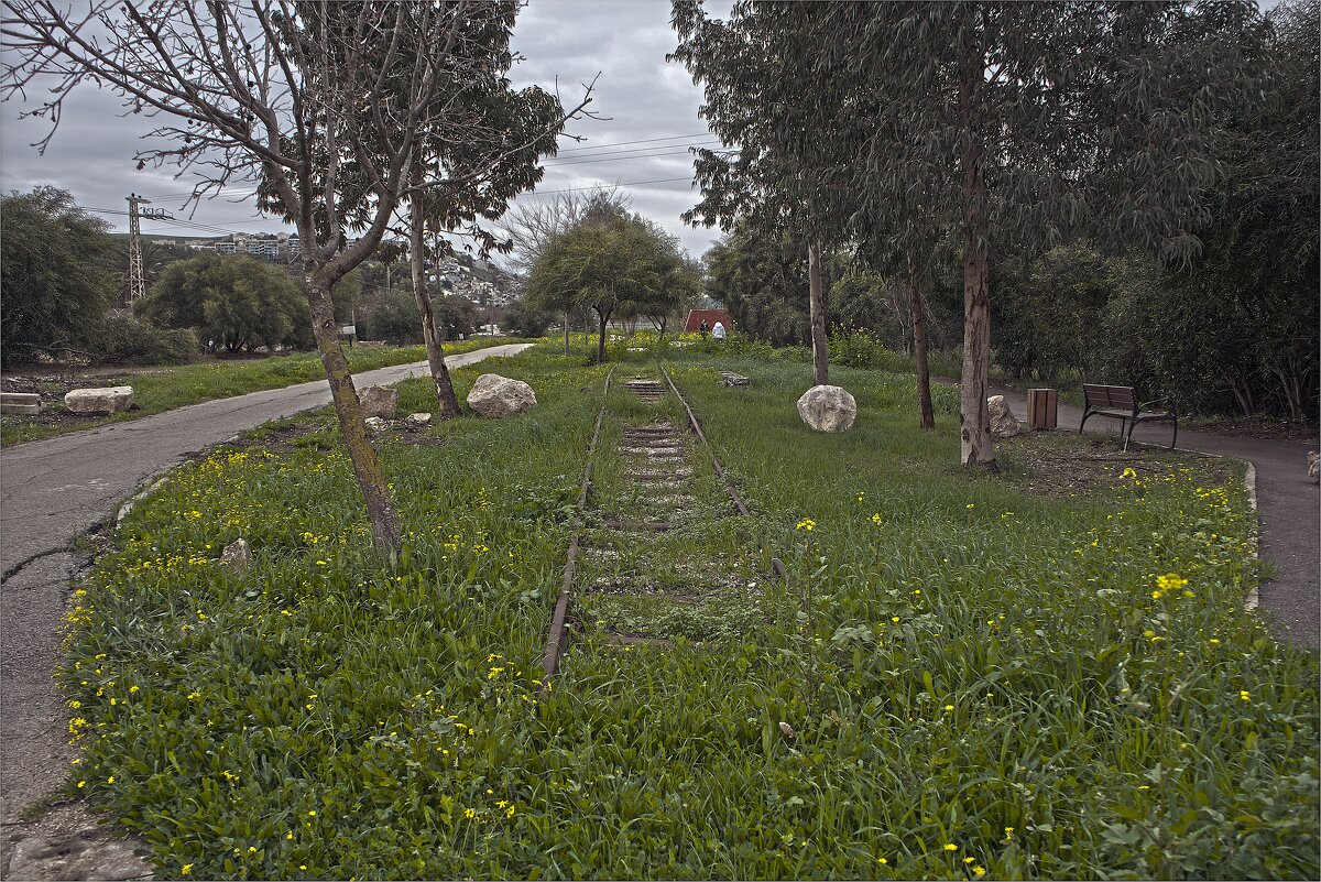 Железнодорожный музей  в долине Кирьят Харошат Вальруй. Под Кирьят-Тивоном 2025г - ujgcvbif 