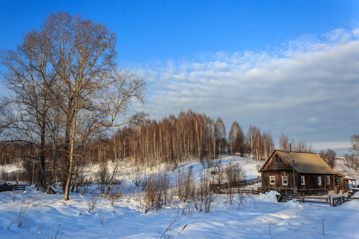 Зимой в деревне - Сергей Борисович Зимой в деревне - Сергей Борисович