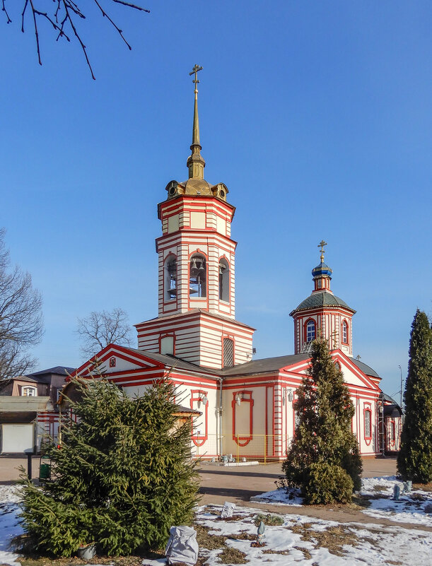 Колокольня Крестовоздвиженской церкви в Алтуфьеве - Сергей Лындин Колокольня Крестовоздвиженской церкви в Алтуфьеве - Сергей Лындин