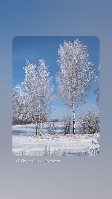 Чистое серебро февраля - Сергей 
