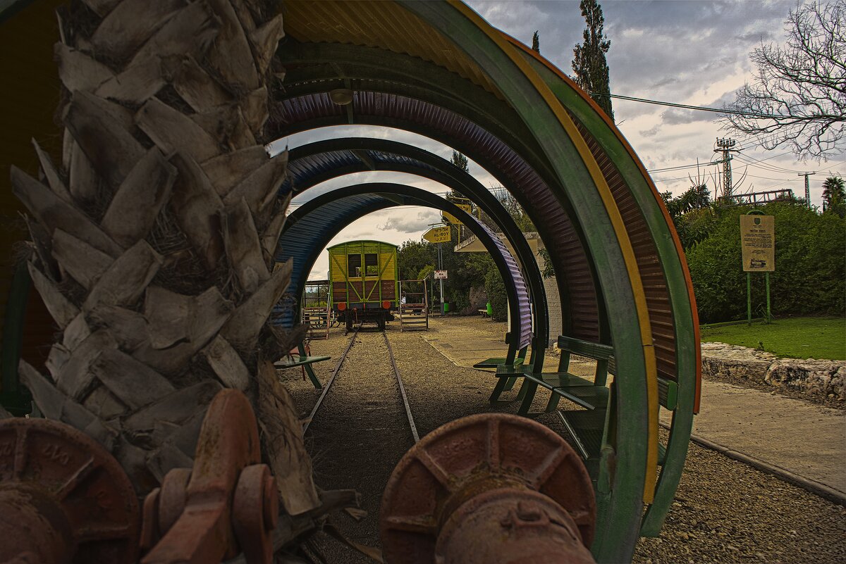 Железнодорожный музей Поезда долины Кирьят Харошат Вальруй. Под Кирьят-Тивоном - ujgcvbif 