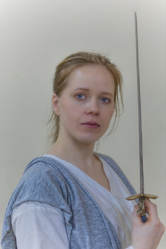 Портрет фехтовальщицы - Валерий Паршин