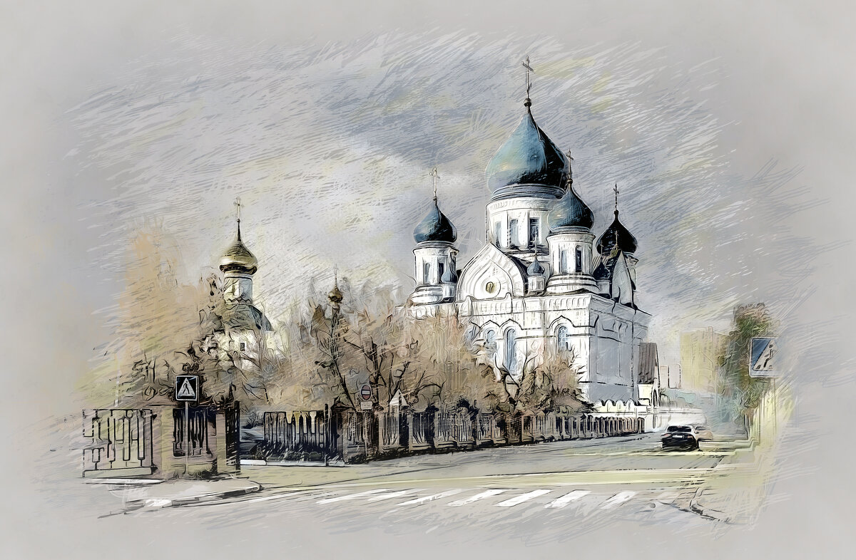 Москва. Николо-Перервинский монастырь. - В и т а л и й .... Л а б з о'в