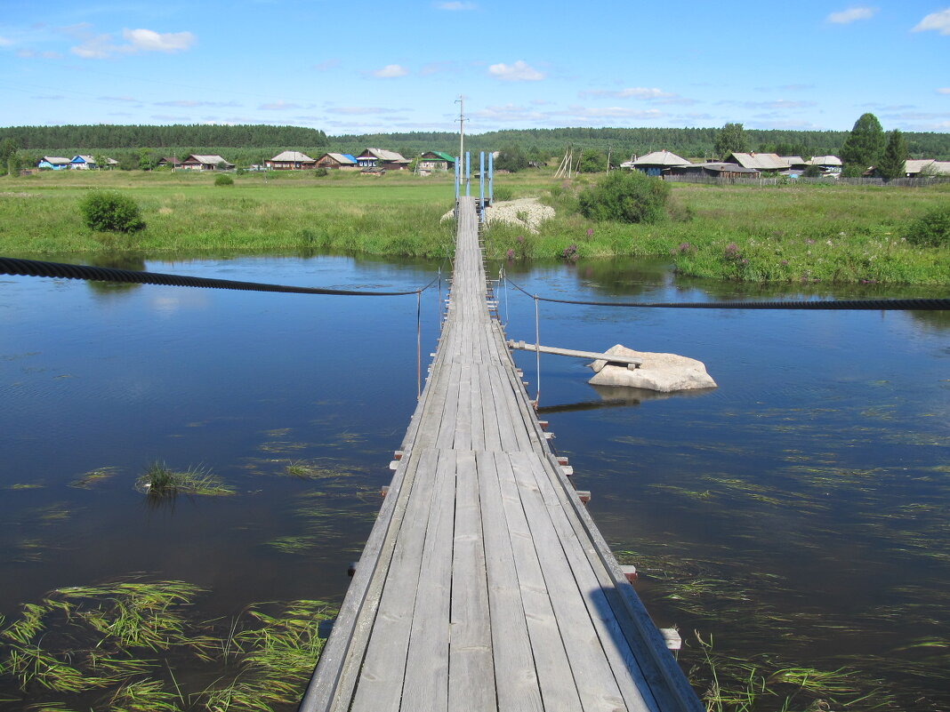 висячие мосты Мурзинки - Елена Шаламова