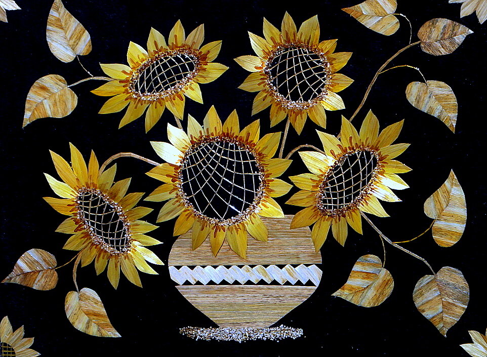 Картина из соломки. - nadyasilyuk Вознюк