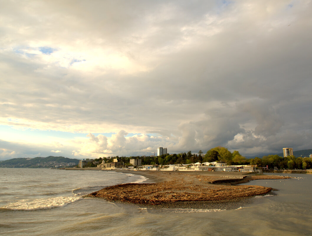 Пляж Ривьера зимой - Валерий 