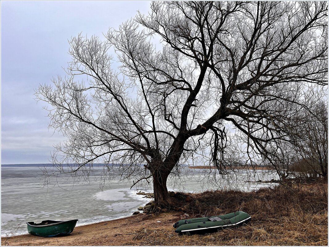 Куршский залив у маяка. - Валерия Комова Куршский залив у маяка. - Валерия Комова