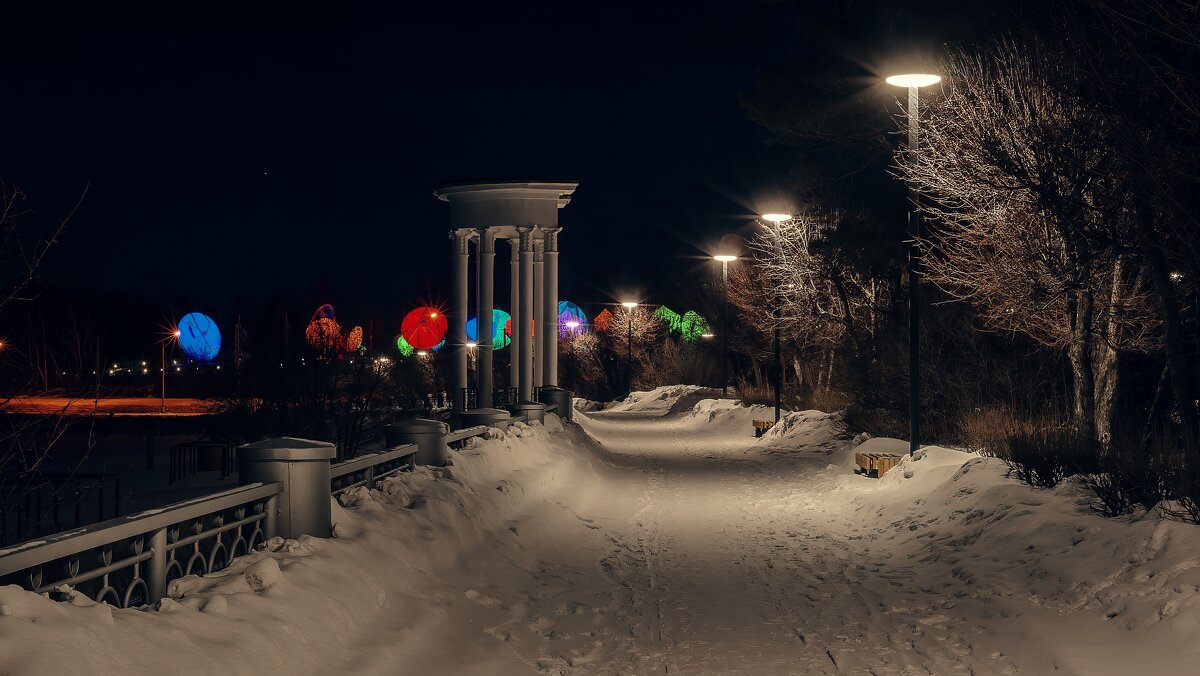 В свете фонарей. - Вадим Басов