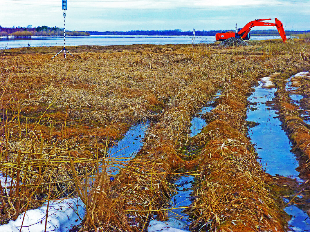 Апрель..Весенние .топи на берегк! - Владимир 