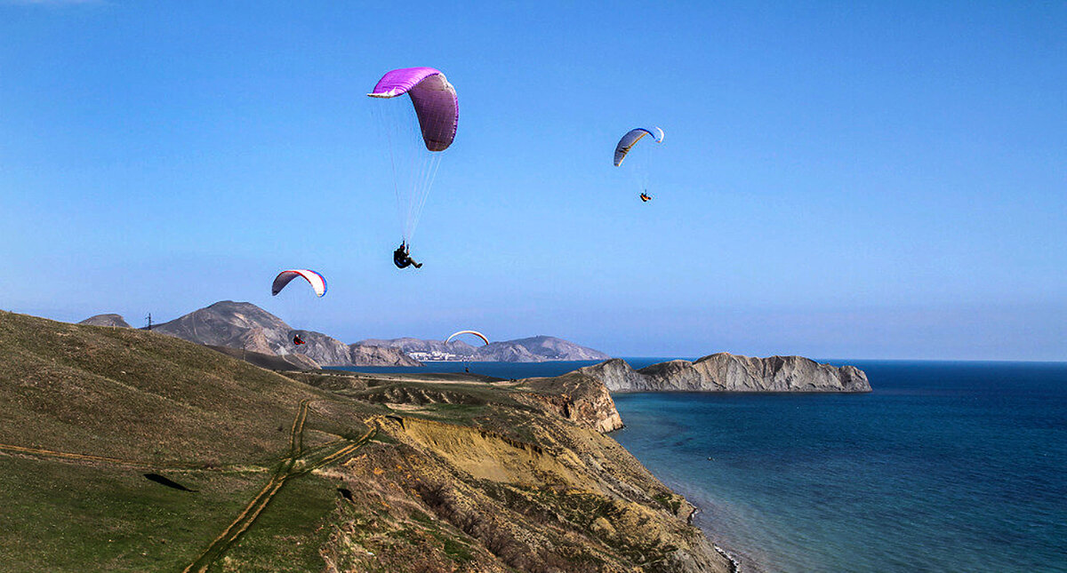 Полеты на параплане. - Сергей Воротников