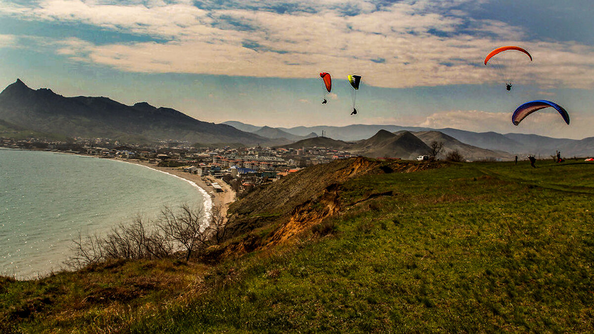 Полеты на параплане. - Сергей Воротников