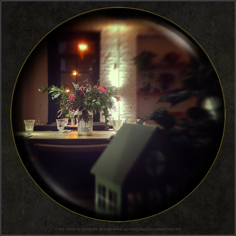 My magic Petersburg_04249 Кафе через стекло витрины - Станислав Лебединский My magic Petersburg_04249 Кафе через стекло витрины - Станислав Лебединский