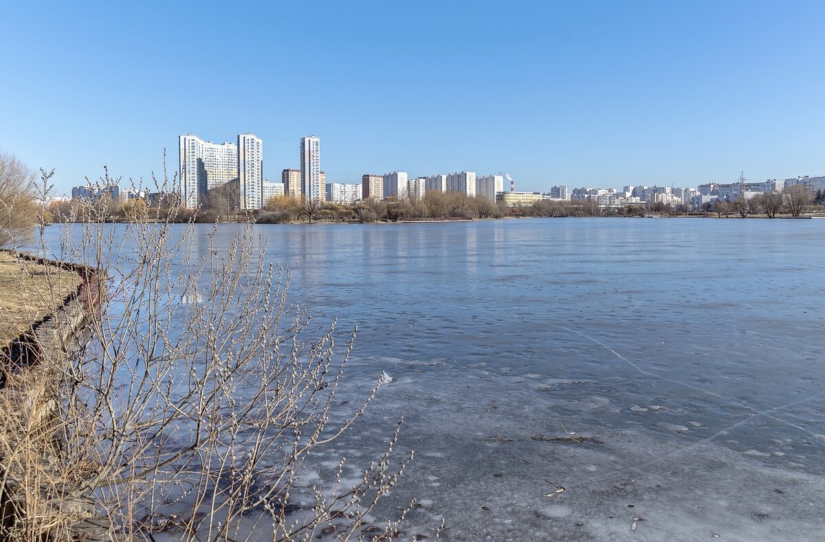 На городском пруду ещё лёд - Валерий Иванович На городском пруду ещё лёд - Валерий Иванович