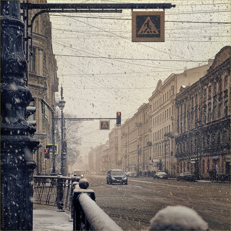My magic Petersburg_04251 Мартовский снег на ул. Восстания - Станислав Лебединский My magic Petersburg_04251 Мартовский снег на ул. Восстания - Станислав Лебединский