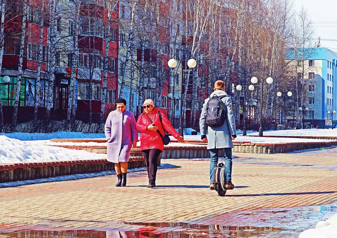 Из серии "Пешеходы и самокатчики" - Владимир 