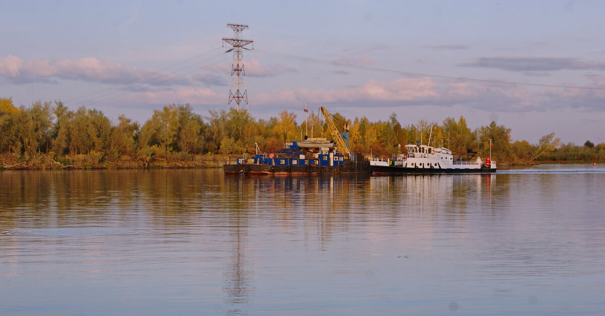 По осеннему Иртышу. - сергей ермошкин По осеннему Иртышу. - сергей ермошкин