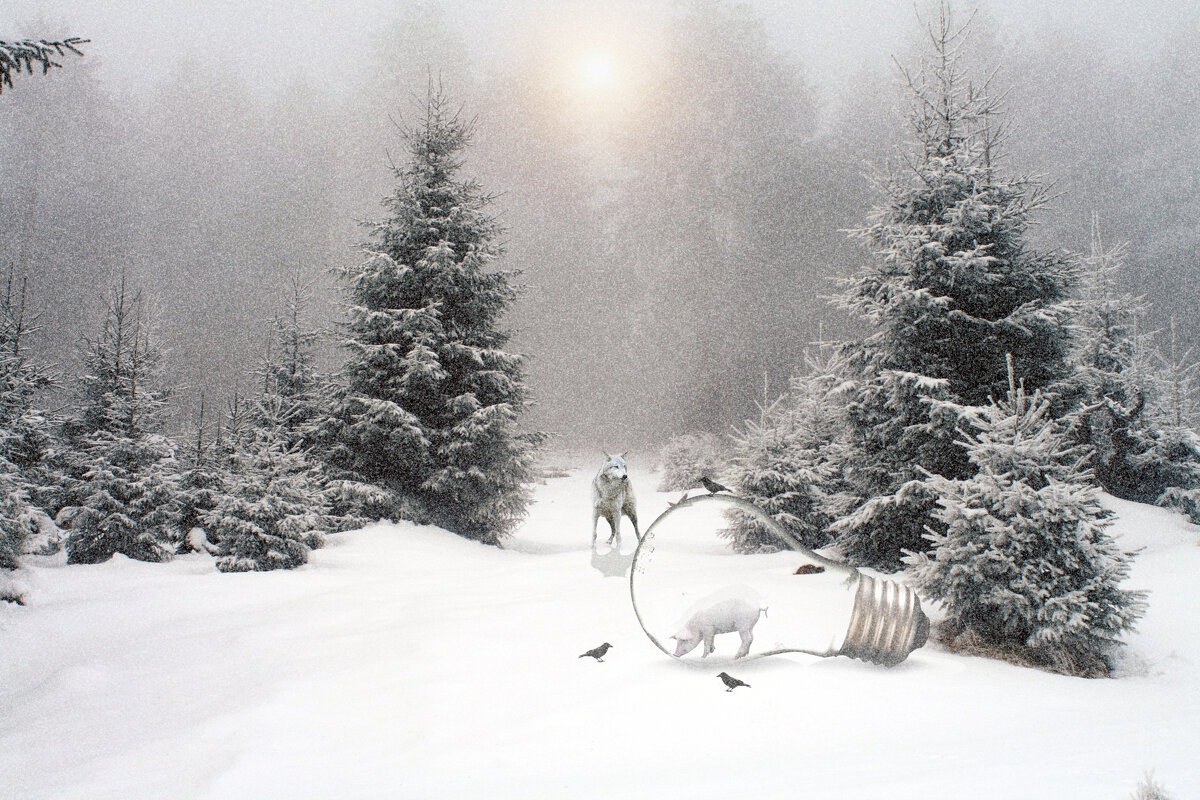 Холодная Русская зима. - Свечение Язычество Холодная Русская зима. - Свечение Язычество