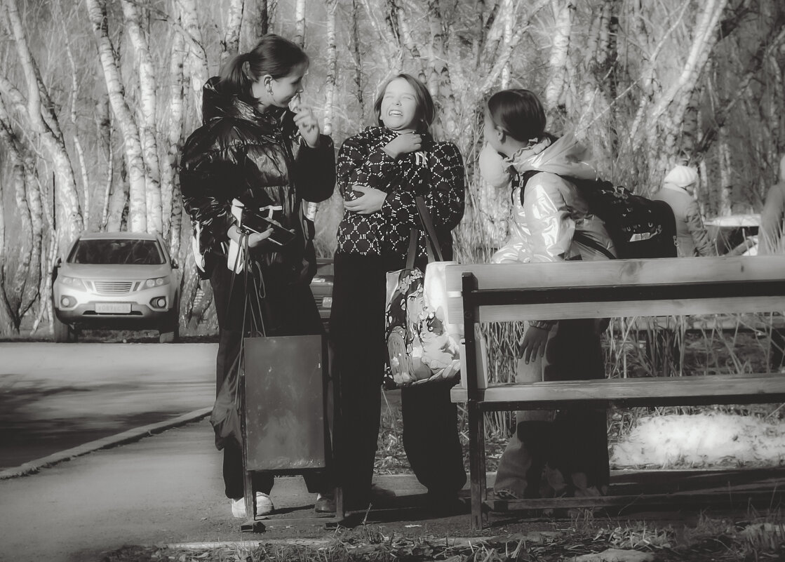 Девчушки хохотушки (чб) - Сергей Царёв Девчушки хохотушки (чб) - Сергей Царёв